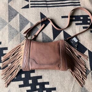 NWT Frye Ava Crossbody Bag, Cognac